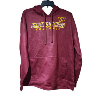 NWT Washington Commanders NFL Men's Hoodie Sweatshirt Small Red Pullover